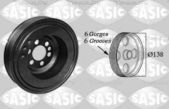 Шкив коленвала Sasic для Volkswagen Golf V 2004-2009. Артикул 2156083