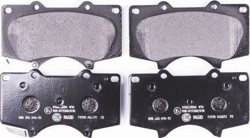 Тормозные колодки Hella. Артикул 8DB 355 014-121