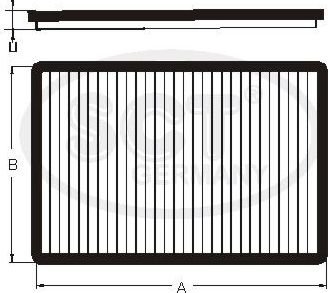 Салонный фильтр SCT-Germany. Артикул SAK 289