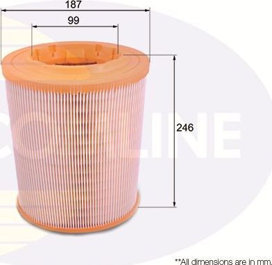 Воздушный фильтр Comline для Alfa Romeo 159 2005-2012. Артикул EAF635