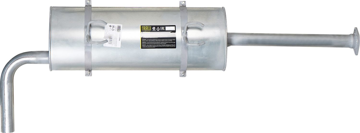 Глушитель Trialli (алюминий / сталь). Артикул EMM 0345