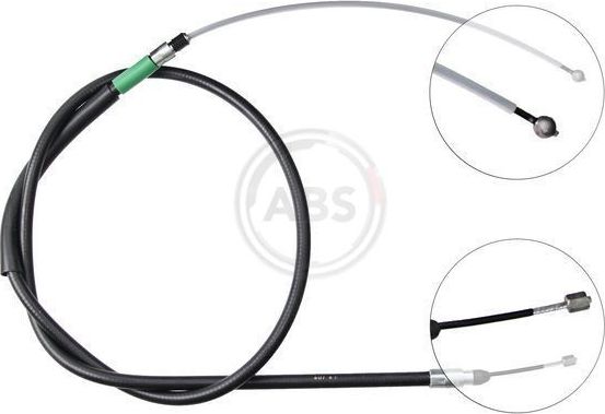 Трос ручника (тросик ручного тормоза) ABS. Артикул K19918