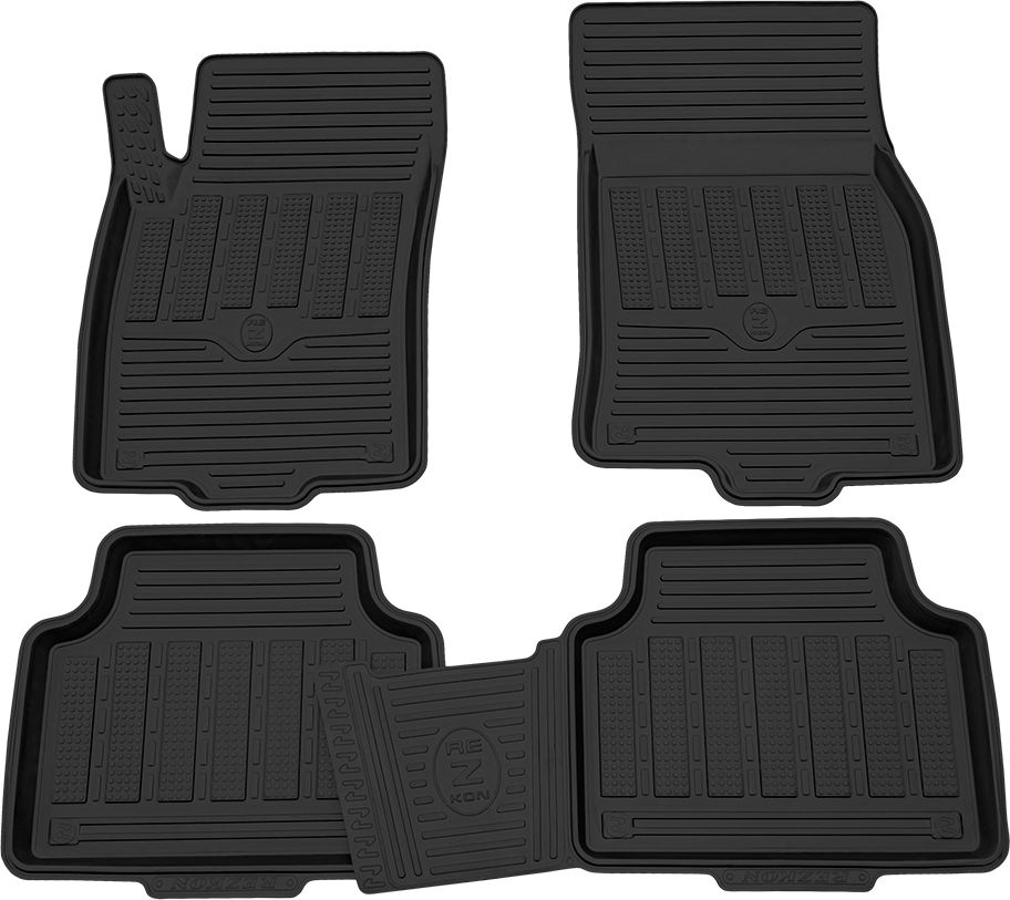 Коврики Rezkon резиновые для салона Nissan X-Trail T32 2015-2026. Артикул 1025035200