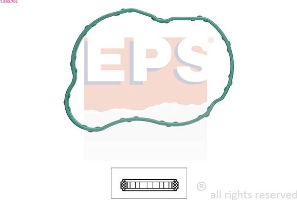 Прокладка термостата EPS Made in Italy - OE Equivalent. Артикул 1.890.702