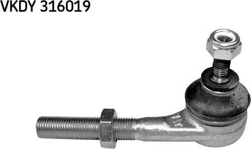 Наконечник рулевой тяги SKF левый для Renault 19 II 1991-1996. Артикул VKDY 316019