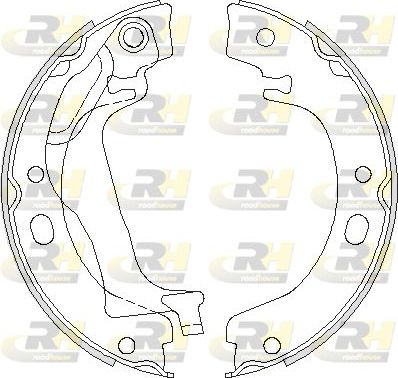 Тормозные колодки (стояночная тормозная система) RoadHouse. Артикул 4753.00