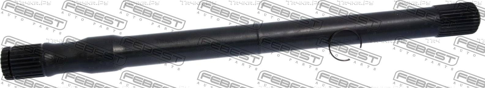 Полуось (привод в сборе, приводной вал) Febest передняя правая для Toyota Land Cruiser 80 1990-1997. Артикул 0112-LC80RH