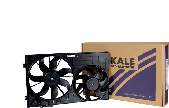 Электровентилятор радиатора для а/м Skoda Octavia A5 (04-)  VW Golf V (03-) 2шт. с кожухом (Kale) Kale. Артикул 416700