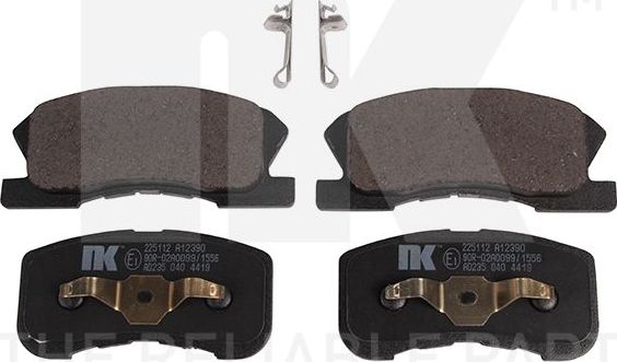 Тормозные колодки NK передние для Suzuki Samurai 1988-2004. Артикул 225112