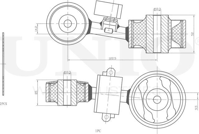 Опора двигателя (Unio). Артикул RMP-15126
