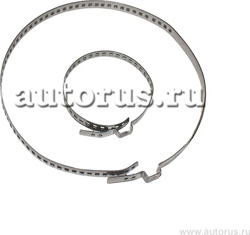 Хомуты ШРУСа универсальные D=20-50, D=50-120 (пара), нерж.сталь 0.5 мм, крючки в (Dollex). Артикул XSU02