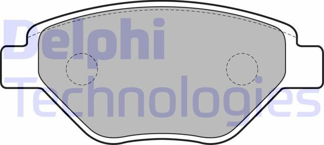 Тормозные колодки Delphi (Low-Metallic). Артикул LP1866