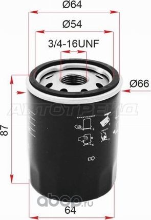 Фильтр масляный TOYOTA AZF,GE,GTE 90- (SAT). Артикул ST90915YZZE2