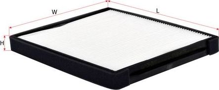 Салонный фильтр Sakura. Артикул CA-2810