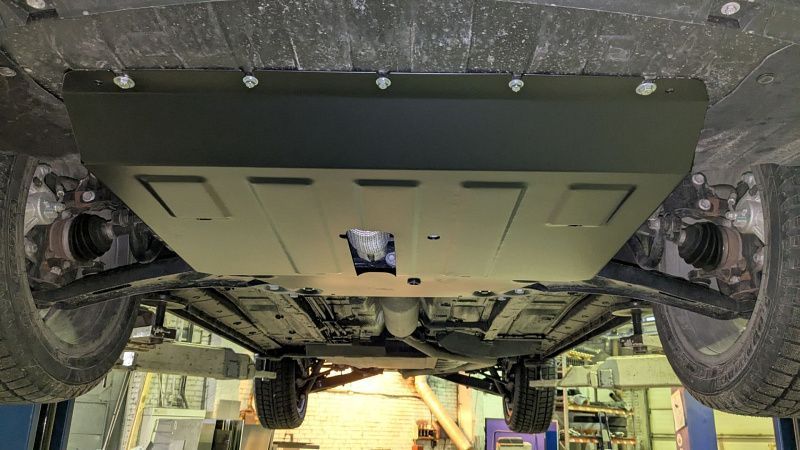 Защита Шериф (2 мм) для картера и КПП Dongfeng DFSK ix5 2024-2026. Артикул 6441