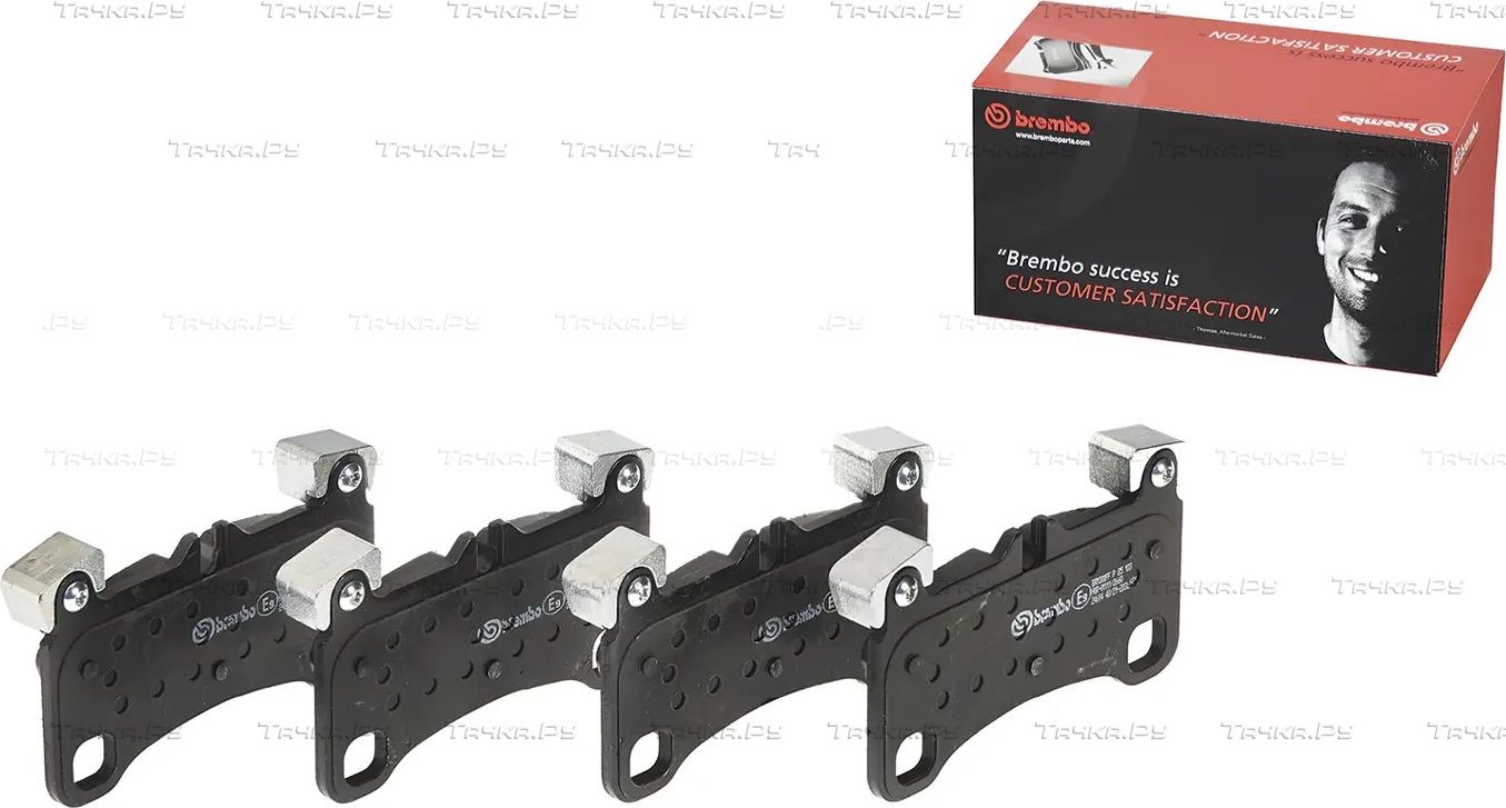 Тормозные колодки Brembo PRIME LINE задние для Porsche Cayenne I (955) 2006-2010. Артикул P 85 103