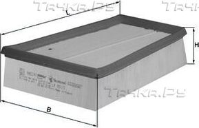 Воздушный фильтр Mahle для Renault Laguna II 2006-2007. Артикул LX 957/3