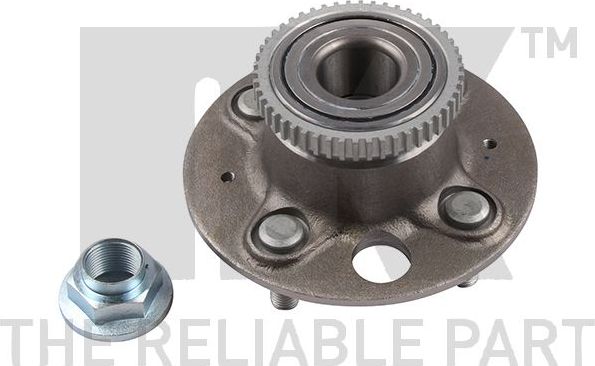 Ступица колеса с интегрированным подшипником NK для Honda Civic VII 2001-2005. Артикул 762621