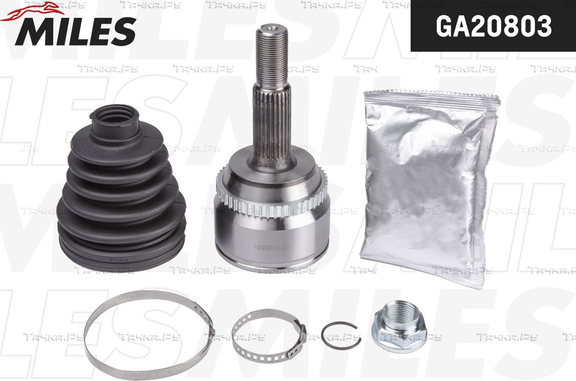 Шрус наружный (граната) Miles передний для Toyota Highlander II (U40) 2007-2014. Артикул GA20803