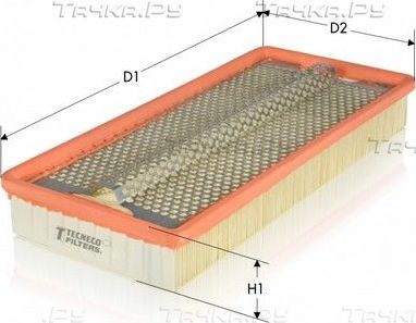 Воздушный фильтр  Tecneco Filters. Артикул AR293PM