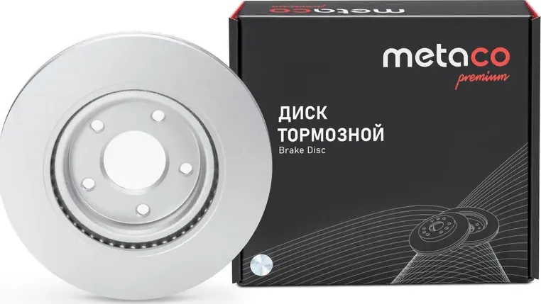 Диск тормозной передний вентилируемый QASHQAI J10 (2006>)/X-TRAIL (T31) (2007>) D-296mm h-26mm H-44 (Metaco). Артикул 3050-531