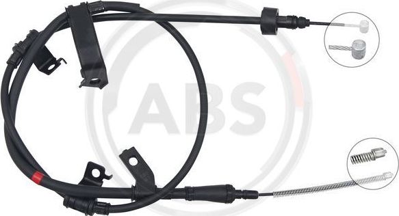 Трос ручника (тросик ручного тормоза) ABS. Артикул K17474