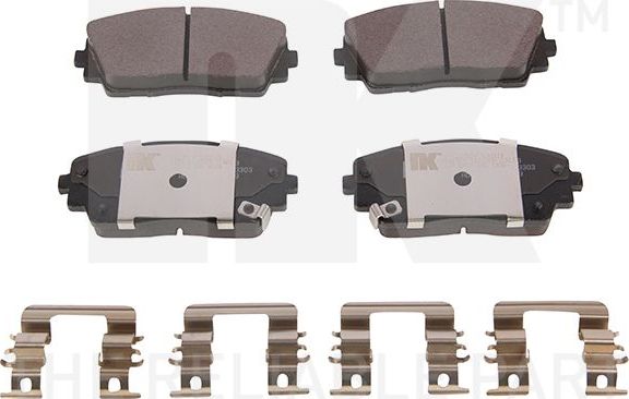 Тормозные колодки NK. Артикул 223524