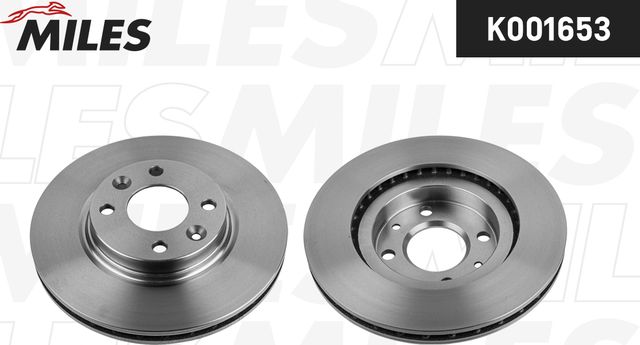 Тормозной диск Miles передний для Renault Sandero II 2013-2026. Артикул K001653