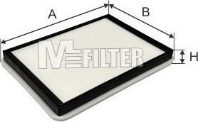 Салонный фильтр MFilter. Артикул K 9015