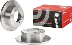 Тормозной диск Brembo задний для Mitsubishi Pajero II 1990-2000. Артикул 08.7106.10