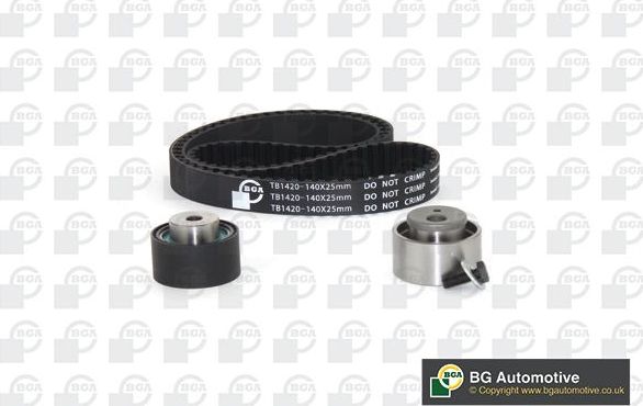 Ремень ГРМ с роликами (комплект) BGA. Артикул TB1420K