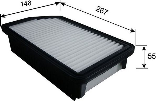 Воздушный фильтр JS Asakashi. Артикул A0556