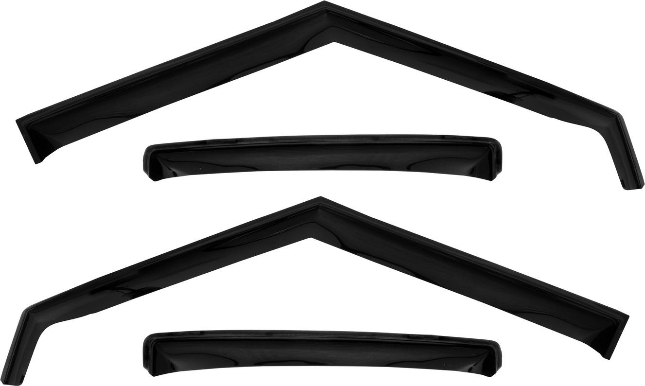 Дефлекторы REIN для окон (вставной под резинку) (4 шт.) Hyundai Creta II 2021-2026. Артикул REINWV1202