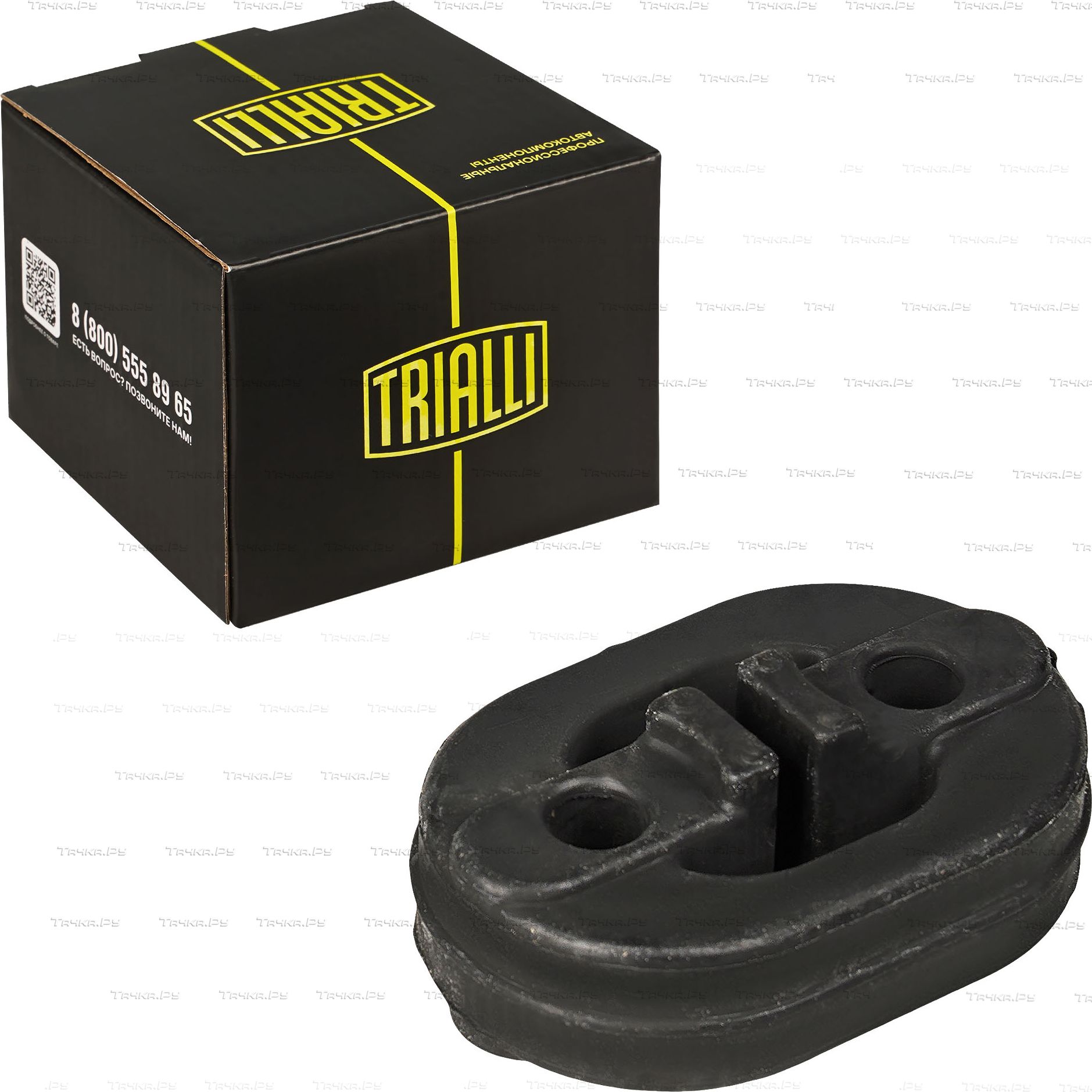 Глушитель Trialli (резина) для Hyundai Santa Fe I 2001-2006. Артикул RM 0182