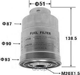 FC-321 ФИЛЬТР ТОПЛИВНЫЙ 4D65,4D5#,4FB1,4ZB1,4JB1 83-,4M40T 94 (VIC). Артикул FC321