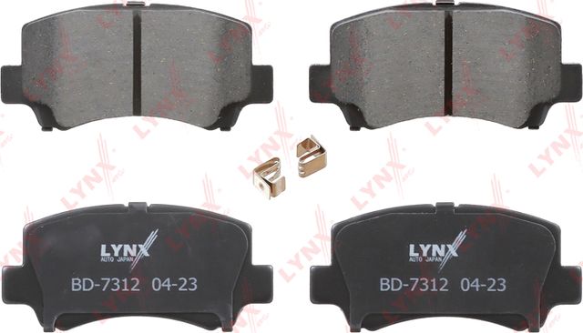 Тормозные колодки LYNXauto передние для Hafei Brio 2003-2010. Артикул BD-7312