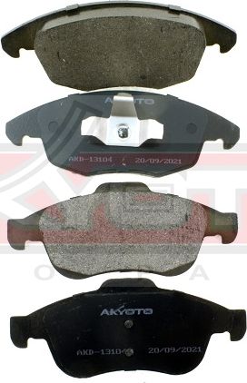 Тормозные колодки Akyoto Packing AKYOTO. Артикул AKD-13104