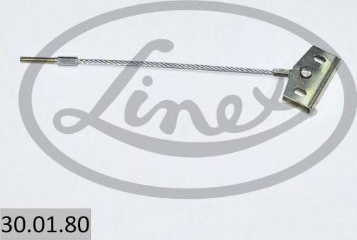 Трос ручника (тросик ручного тормоза) Linex. Артикул 30.01.80
