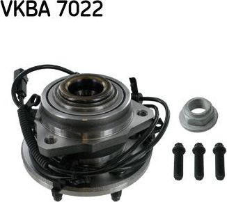 Ступичный подшипник (комплект) SKF передний правый для Jeep Cherokee III (KJ) 2001-2008. Артикул VKBA 7022