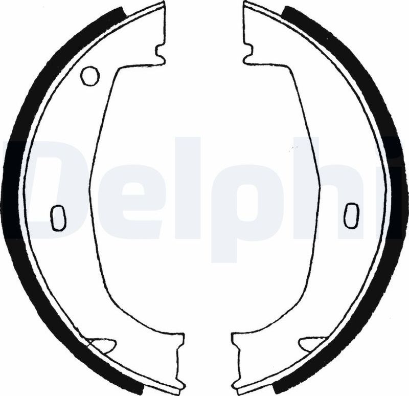 Тормозные колодки Delphi. Артикул LS1851