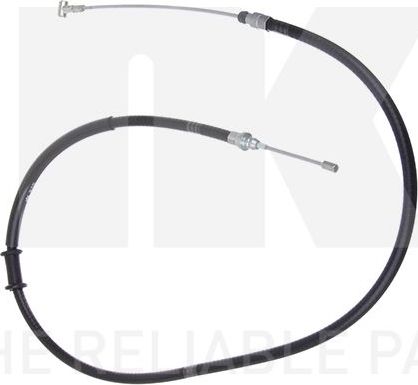 Трос ручника (тросик ручного тормоза) NK. Артикул 901982