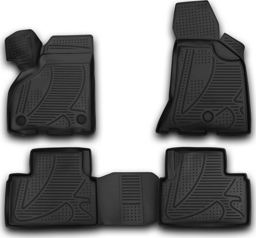 Коврики Element 3D для салона Lada Priora 2010-2026. Артикул F120250E1