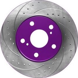 Тормозной диск NiBK передний для Toyota Progres 1997-2007. Артикул RN1305DSET