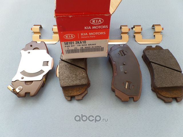Тормозные колодки Hyundai / KIA. Артикул 581012KA10