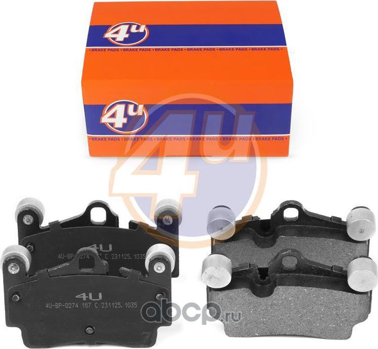 КОЛОДКИ ЗАД AUDI CAYENNE (9PA) TOUAREG (7LA, 7L6, 7L7) Q7 (4LB) (4U). Артикул 4UBP0274