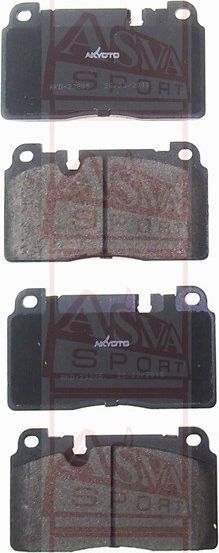 Тормозные колодки Akyoto Packing AKYOTO. Артикул AKD-23205