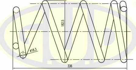 Пружина подвески G.U.D.. Артикул GCS027640