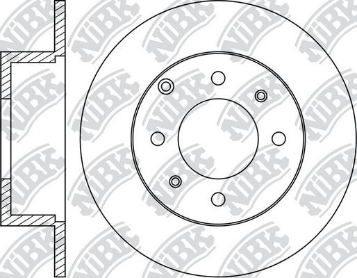 Тормозной диск NiBK. Артикул RN1175