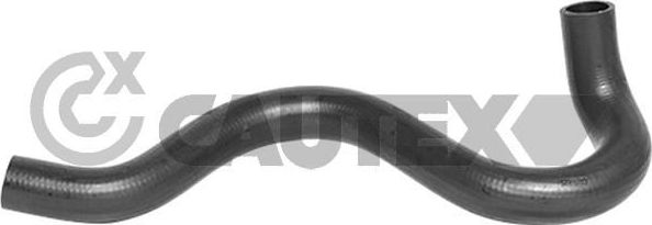 Патрубок радиатора (системы охлаждения) Cautex нижний для Ford Transit VI 2000-2006. Артикул 086195