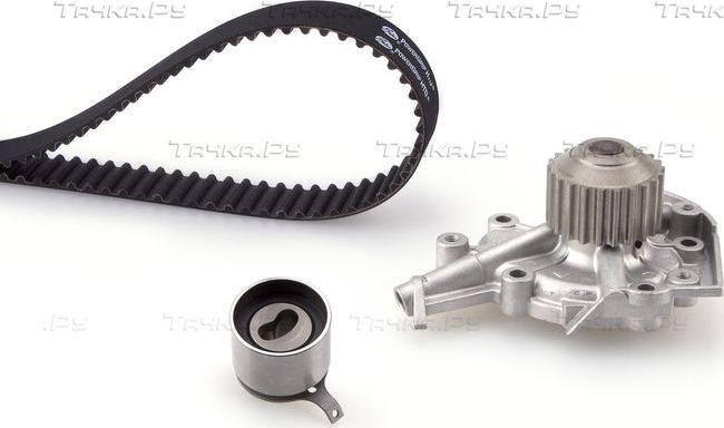 Помпа (водяной насос) с комплектом ремня ГРМ Gates PowerGrip® для Chevrolet Aveo I 2005-2012. Артикул KP25535XS